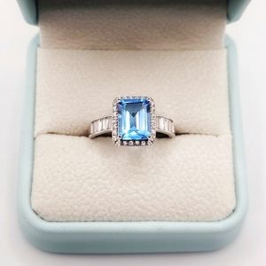 Blue Topaz Ring